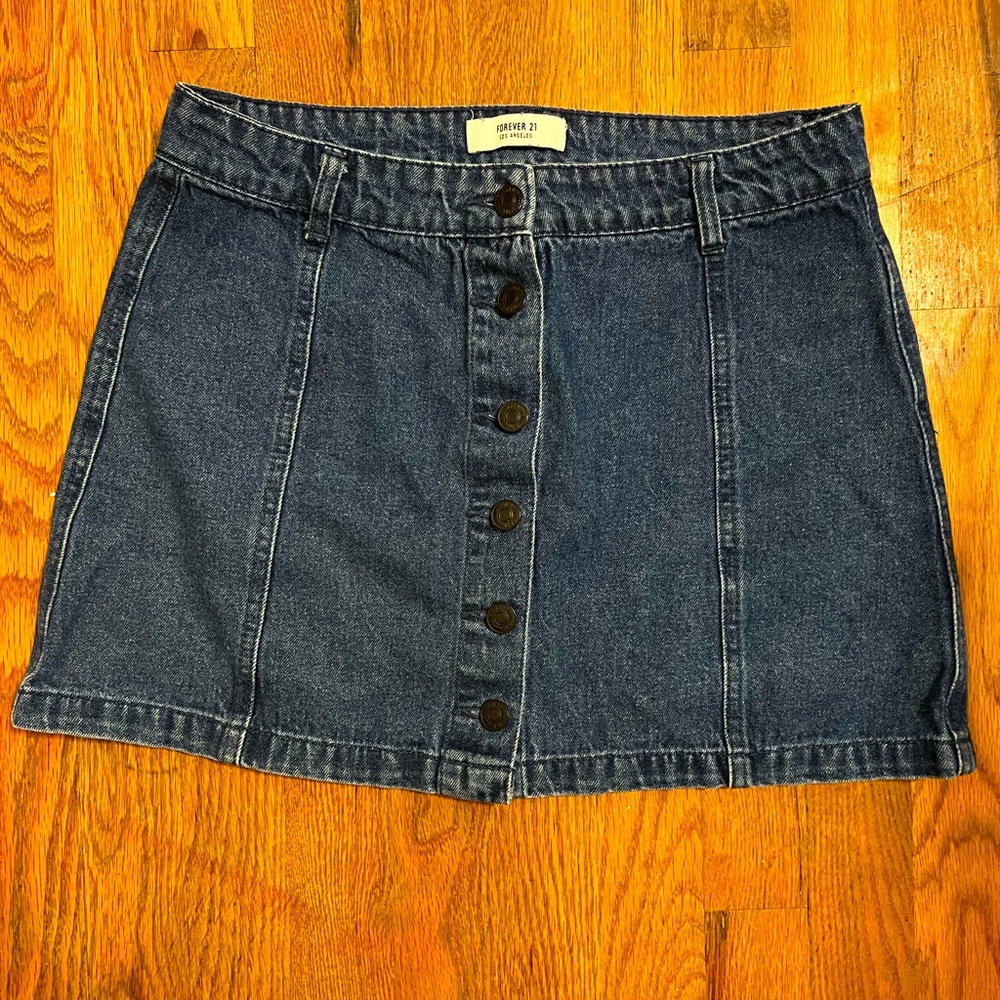 Forever 21 Jean Skirt
